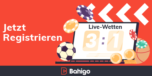 Live Wetten Anzeige auf Laptop mit Sportbällen und Chips