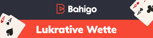 Bahigo Logo mit Hinweis auf lukrative Sportwetten